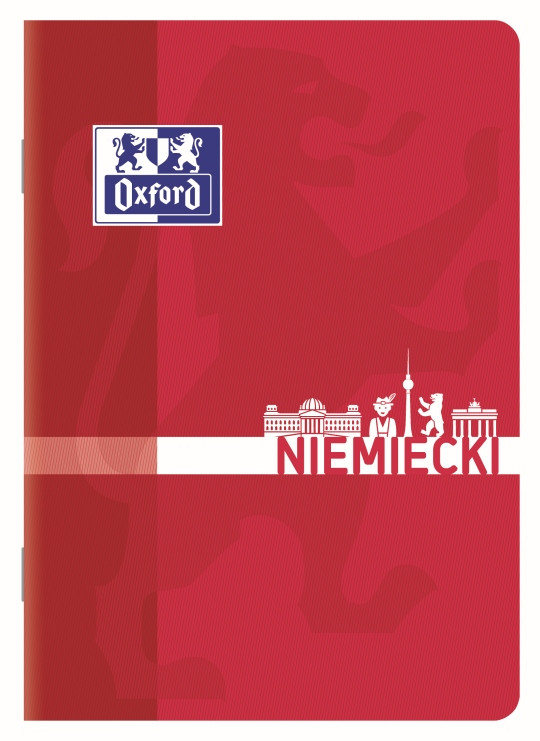 Zeszyt przedmiotowy do Języka Niemieckiego A5/60 kratka Oxford 90g